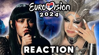 Teya Dora  Ramonda LIVE  Serbia 🇷🇸  Reacting to Eurovision 2024 [upl. by Hsur]