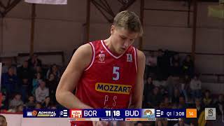 AdmiralBet ABA League 202425 Round 8 match Borac Mozzart – Budućnost VOLI 10112024 [upl. by Etty]