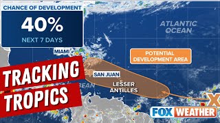 New Tropical Disturbance Being Monitored for Development in Atlantic [upl. by Letniuq922]