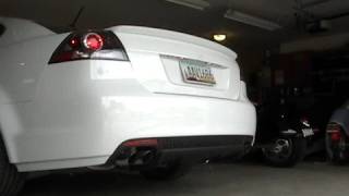 Pontiac G8 GT Corsa DB Vs Magnaflow Mufflers [upl. by Kcyred198]