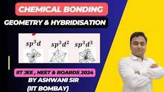 predicting geometry amp hybridization by steric factor  chemical bonding class 11 [upl. by Rana]