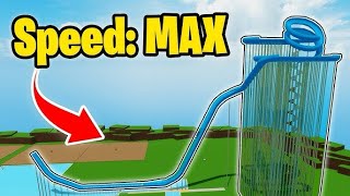 The￼ biggest waterslide ever Roblox game fun 🤩￼ [upl. by Fannie]