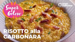 RISOTTO alla CARBONARAIRRESISTIBILE🍳❤️🥓 adv [upl. by Andra]