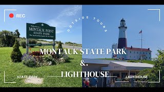 4K SOUTHERN END OF LONG ISLAND  NEW YORK TOUR  Montauk Point State Park and Montauk Lighthouse [upl. by Rednas]