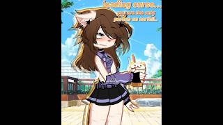 😱YOUR CURSE⁉️😬crkellydacheetah gacha oc gachaclub meme edit gachalife shorts [upl. by Huang]