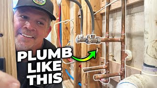 USE THIS COPPERPEX SETUP IN YOUR KITCHEN REMODEL  Kitchen Remodel Part 4 [upl. by High575]