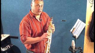 JP043 soprano saxophone demonstration by Pete Long  John Packer Ltd [upl. by Tressia]