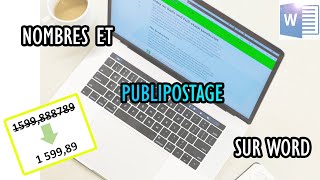 Comment mettre en forme les nombres dans un publipostage Word [upl. by Amend]