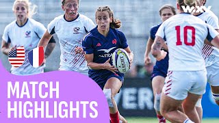 France FLOURISH in Langley ✨ USA v France  Highlights  WXV 1 [upl. by Junius613]