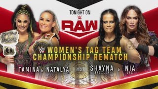 Natalya amp Tamina vs Nia Jax amp Shayna Baszler Full Match Part 12 [upl. by Niriam]