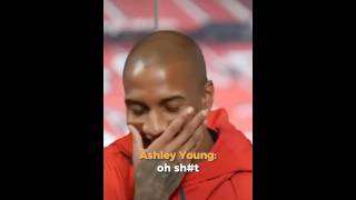 🦅💩The bird poop incident⚽ football AshleyYoung shorts funnymoments [upl. by Lark]