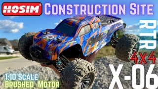 Hosim X06 110 Scale RC Truck RTR  Construction Site [upl. by Dewain]