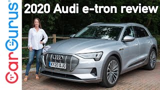 2020 Audi etron Review The fastcharging electric SUV [upl. by Jerad]