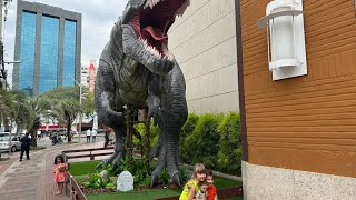 EXPOSIÇÃO DE DINOSSAURO 🦕 [upl. by Elda]