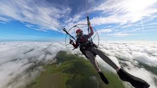 Paramotor with Clouds Enjoy the View July 1 2024 [upl. by Wohlert]