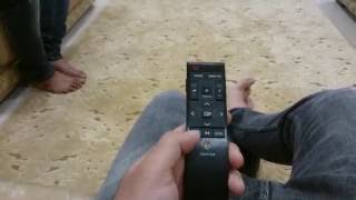 How to use remote of Samsung UA55JU6600 UHD 4K Curved Smart TV JU6600 Series 6 [upl. by Atisusej340]