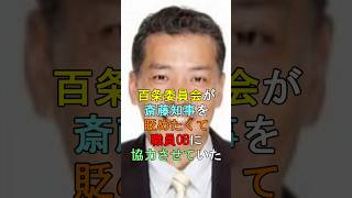 百条委員会が斎藤知事を貶めたくて職員OBに協力させていた shorts 百条委員会 兵庫県知事選挙 [upl. by Sparke]