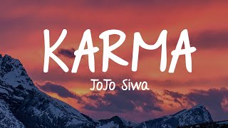 JoJo Siwa  Karma Lyrics [upl. by Ettenej]