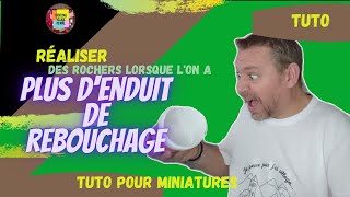 Comment remplacer de lenduit de rebouchage pour vos décors miniatures TUTO [upl. by Atekihc]