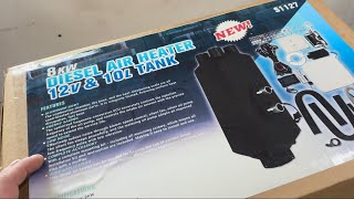 Unboxing and Setting Up a 8kW Diesel Heater  Installation Tips and Tricks [upl. by Myo]