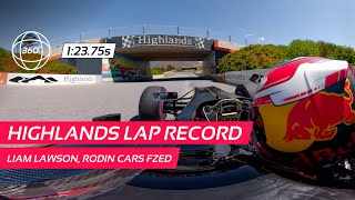 360 Video Of Liam Lawson  Smashing The Highlands Lap Record In The Rodin Cars FZED In New Zealand [upl. by Willem948]