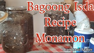 How to make Bagoong Munamon  Bagoong Isda Recipe [upl. by Neerbas]