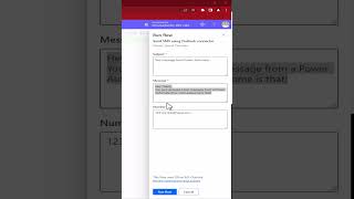 Send Text Messages using Power Platform shorts [upl. by Nosylla]