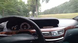 Mercedes S 320cdi W221 2007 Test POV  Onboard  0100kmh Acceleration [upl. by Enitselec356]