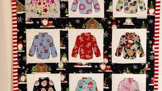 SNugly christmas sweater quilt [upl. by Pournaras]