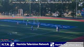 HHerricks High Schools Girls V Soccer vs Mepham HS 101624 [upl. by Leahey233]