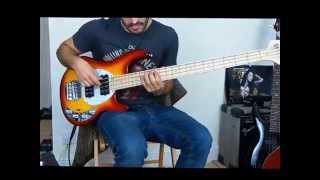 Stingray Electric Bass Guitar Slap Bass Solo Hasguitar [upl. by Nelhsa]