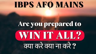 IBPS AFO Free Mock Test amp AFO Exam Based Test SeriesAFO AFOTestSeries AFOMockTest raeo ada [upl. by Eendys]