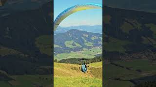 Paraglider Start Choralm Westendorf [upl. by Katalin]