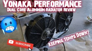 Item Review Yonaka Performance Dual Core Aluminum Radiator 20062011 Honda Civic Si [upl. by Arber]