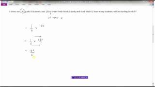 Solving Problems Multiplying amp Dividing Fractions [upl. by Namya]