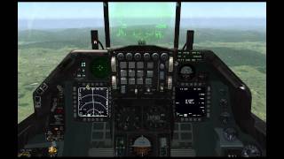 Falcon 4 BMS Tutorials FCR CCIP CCRP DTOSS Lofting bombs [upl. by Woolson626]