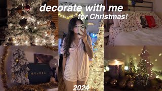 DECORATING MY ROOM FOR CHRISTMAS 2024  decor shopping decorating amp room tour [upl. by Doersten201]