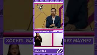 debateine I Xóchitl Gálvez vs Álvarez Máynez [upl. by Asenaj983]