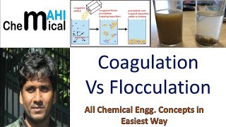 Coagulation vs FlocculationChemicalMahi [upl. by Cammy]