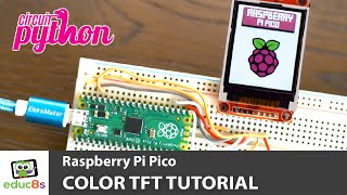 Raspberry Pi Pico ST7735 display tutorial  CircuitPython [upl. by Niloc]