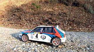 Convered Kyosho Fazer Mk2 into a Rally CarRC Car Body Lancia Delta Rally [upl. by Epuladaugairam]