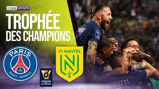 PSG vs FC NANTES  Trophée Des Champions HIGHLIGHTS  07312022  beIN SPORTS USA [upl. by Noyrb]