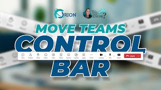 How To Move The Microsoft Teams Control Bar When Sharing Your Screen [upl. by Vtarj]