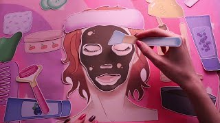 ASMR Perfectly Pampering Paper Spa layered sounds [upl. by Ayo]