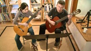 Fyrr var oft  arr Eythor Thorlaksson Beg Duets V2 Zhao Yuting amp Joseph [upl. by Mozelle869]