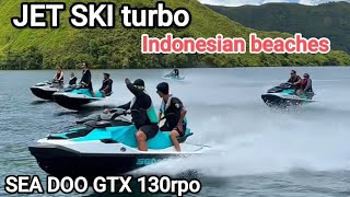 INDONESIAN LAKE JET SKI VIEW BEAUTY OF THE BEACH [upl. by Klara516]