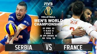 France vs Serbia  Highlights  Mens World Championship 2018 [upl. by Small444]