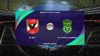 Al Ahly vs AlIttihad Alexandria 22112024 Egyptian Premier League PES 2021 [upl. by Alexandra454]