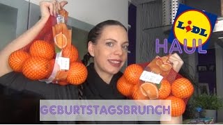 Lidl HaulGeburtstagsbrunchRezepte [upl. by Nadroj]