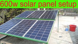 600w solar panel system [upl. by Komara702]